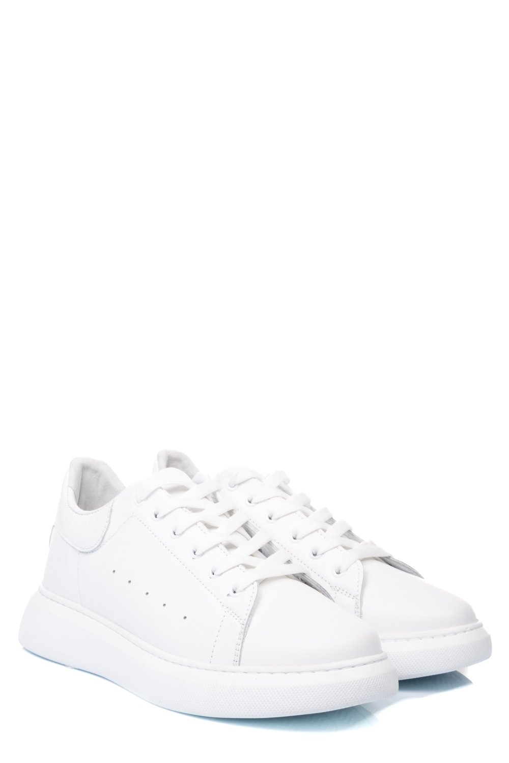 Fehér természetes bőr sport cipők 1s7h000amg