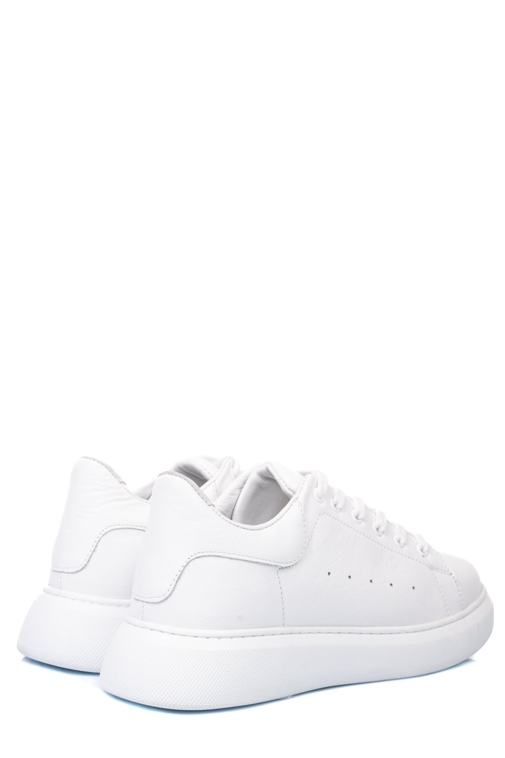 Fehér természetes bőr sport cipők 1s7h000amg