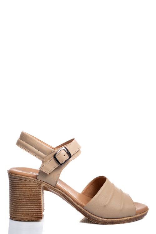 Bézs természetes bőr szandál 0s7h35