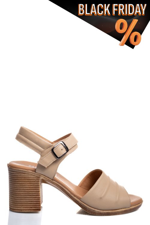 Bézs természetes bőr szandál 0s7h35