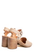 Bézs természetes bőr szandál 0s7h35