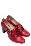 Piros természetes bőr magassarkú cipők 1s7h715