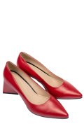 Piros természetes bőr magassarkú cipők 5s7h725