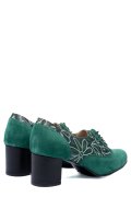 Zöld fordított bőr magassarkú cipők 1s7h515pa