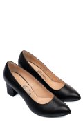 Fekete természetes bőr magassarkú cipők 4s7h292