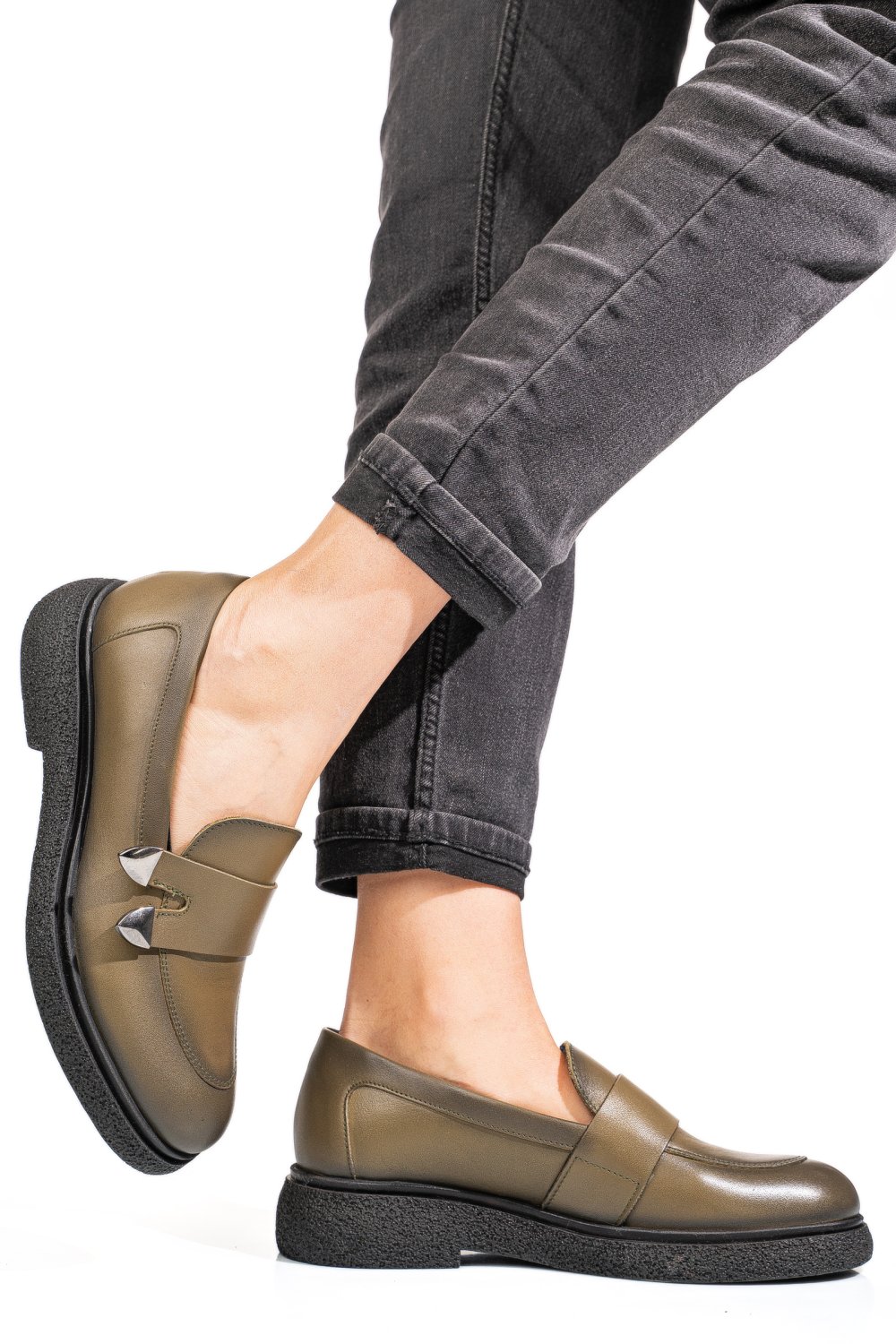 Zöld természetes bőr  4s7h10