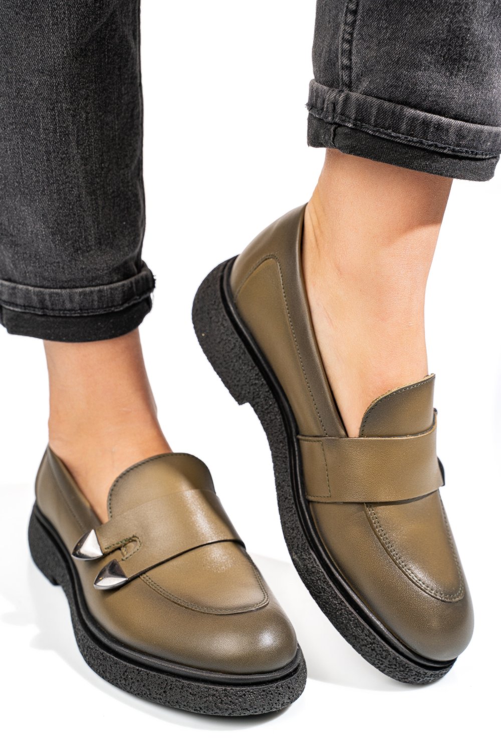 Zöld természetes bőr  4s7h10