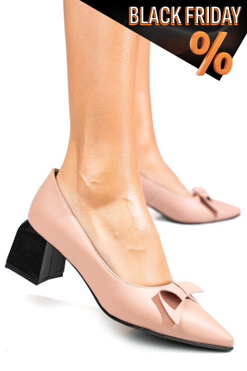 Bézs természetes bőr magassarkú cipők 5s7h463-ii