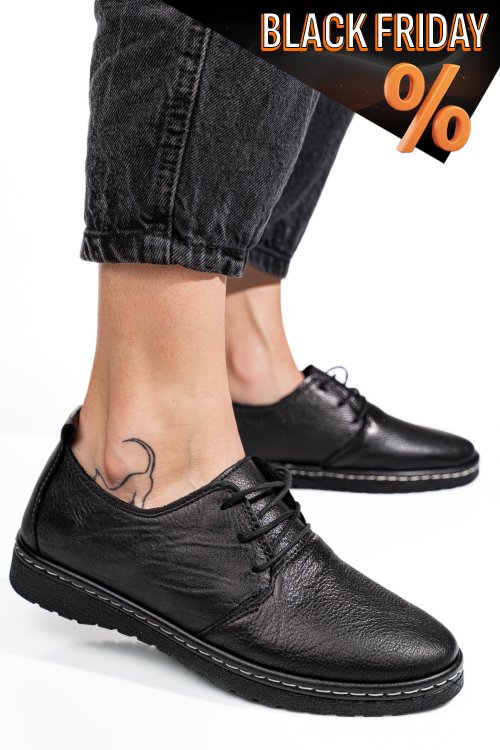 Fekete természetes bőr  as7h150