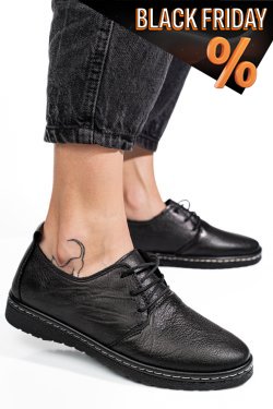 Fekete természetes bőr  as7h150