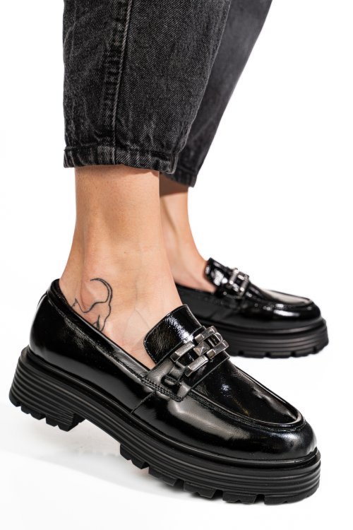 Fekete természetes bőr  7s7h33