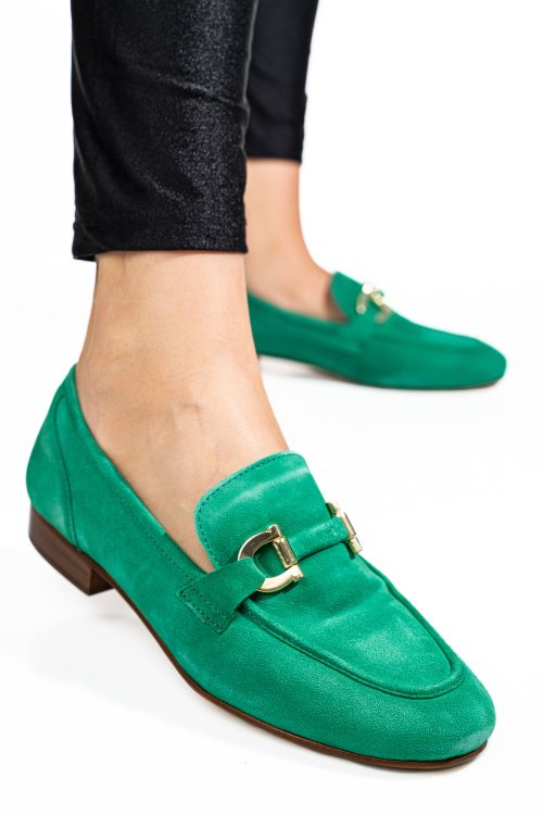 Zöld fordított bőr  ts7him-a66