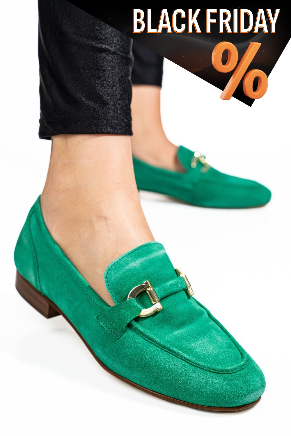 Zöld fordított bőr  ts7him-a66