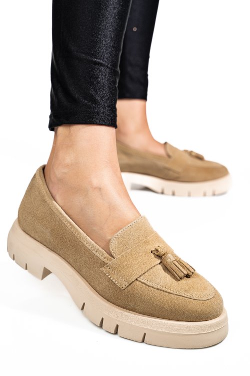 Bézs fordított bőr  ts7him-672