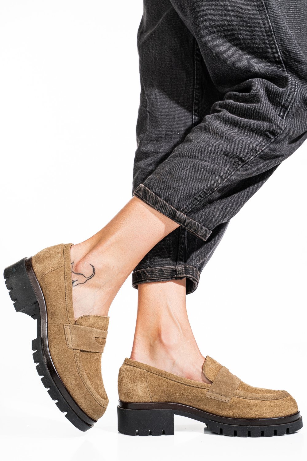 Barna fordított bőr  7s7h55-034