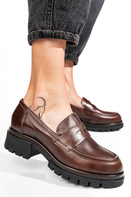 Barna természetes bőr  7s7h55-034