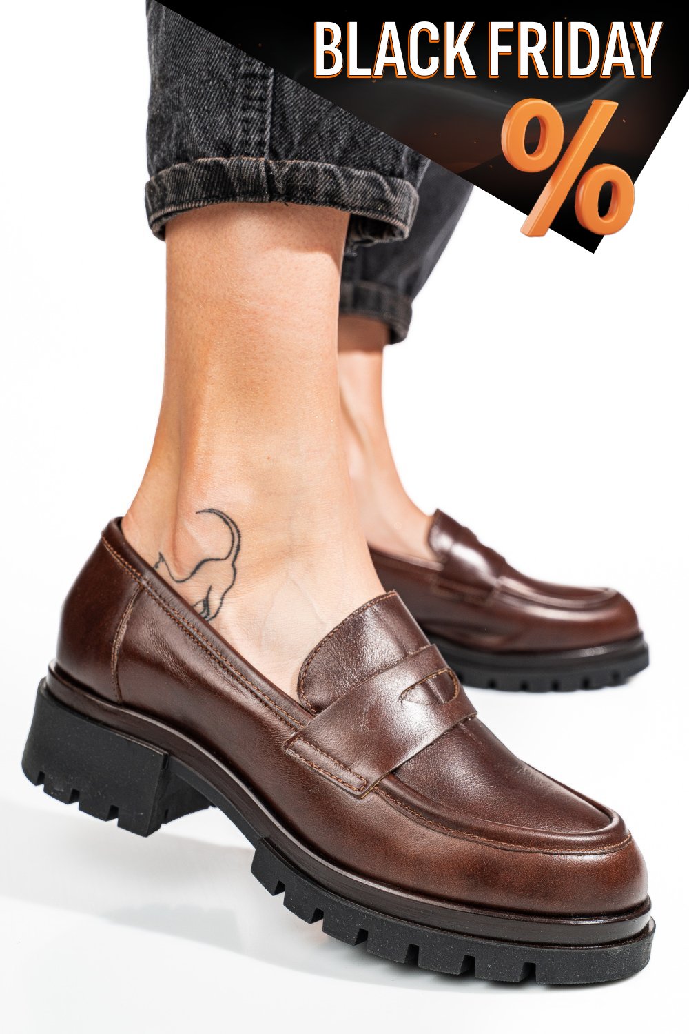 Barna természetes bőr  7s7h55-034