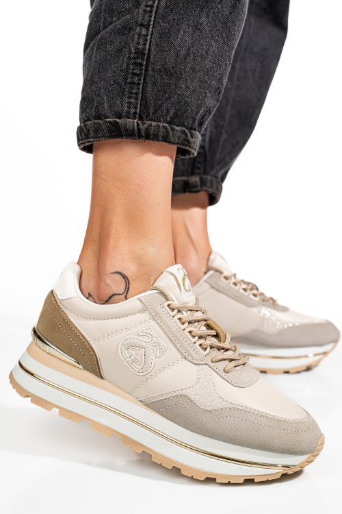 Bézs sport cipők ss7hcw423p04