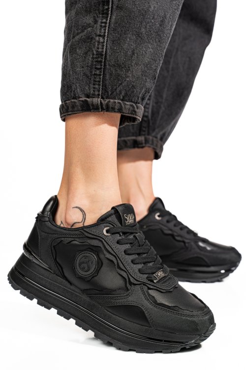 Fekete sport cipők ss7hcw423p06