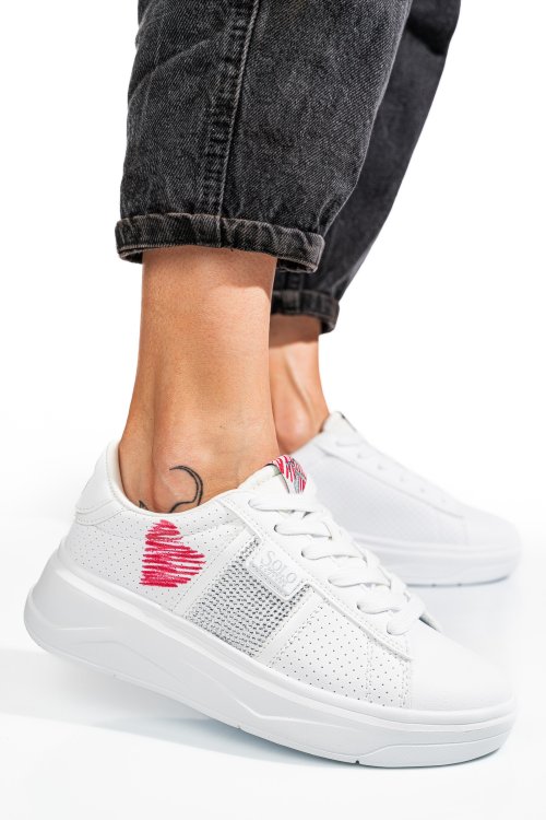 Fehér sport cipők ss7hcw414882