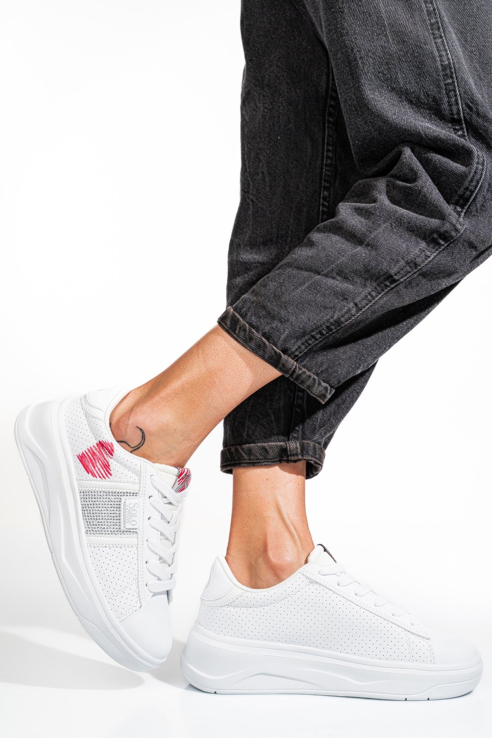 Fehér sport cipők ss7hcw414882