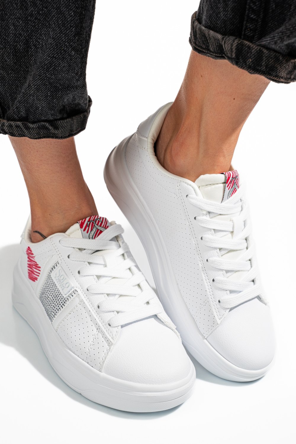 Fehér sport cipők ss7hcw414882