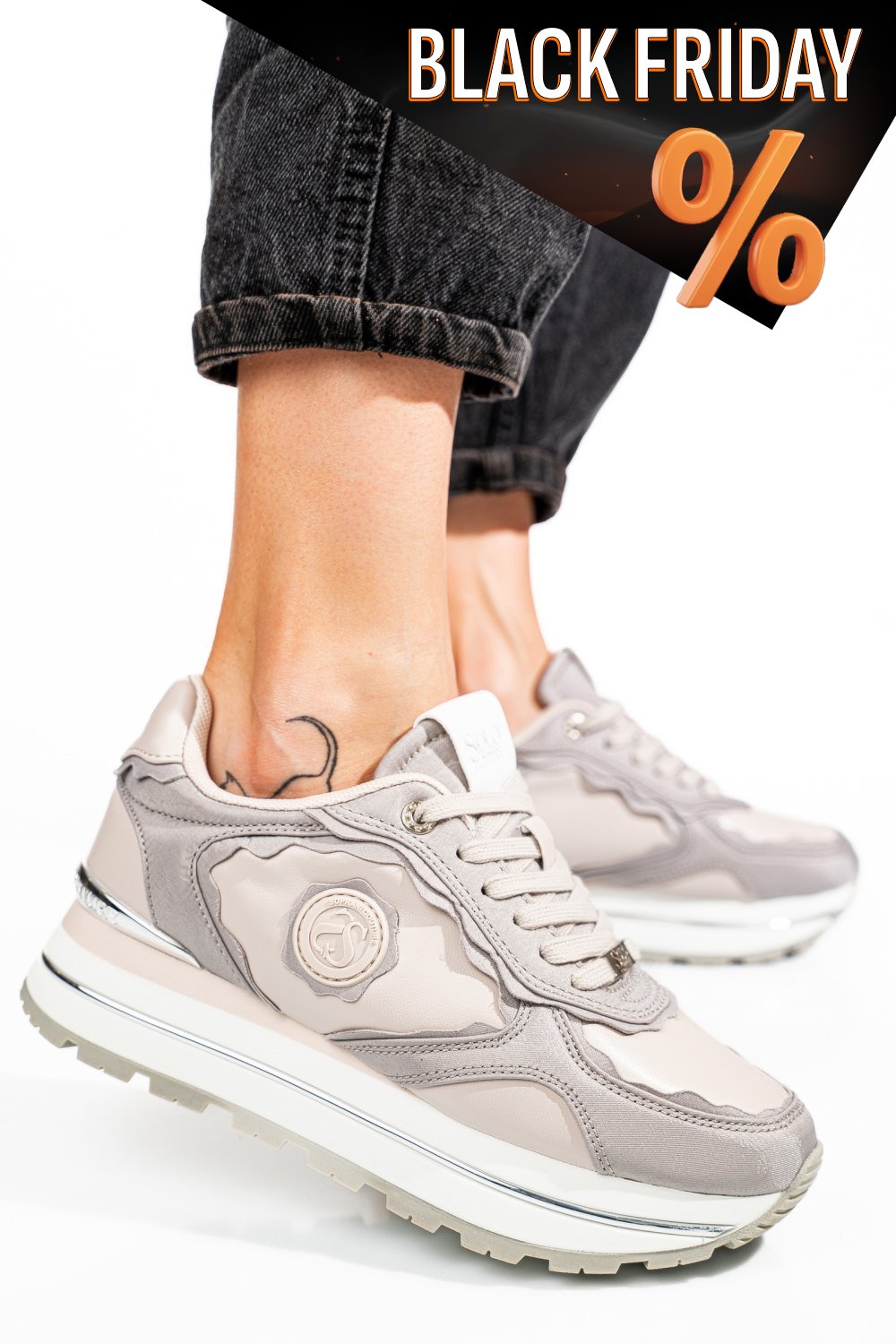 Szürke sport cipők ss7hcw423p06