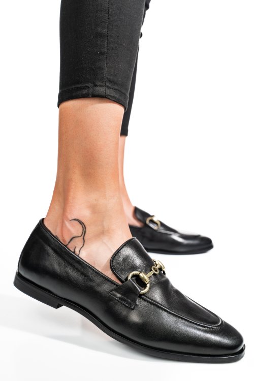 Fekete természetes bőr  ts7him-a823