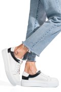 Fehér természetes bőr sport cipők 3s7h000b