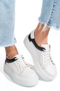 Fehér természetes bőr sport cipők 3s7h000b