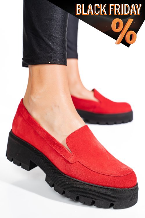 Piros fordított bőr  2s7h24