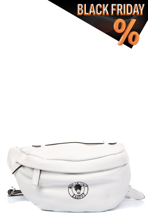 Fehér természetes bőr táskák 3s7h004