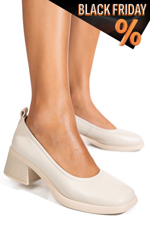 Fehér természetes bőr magassarkú cipők as7hn480ve