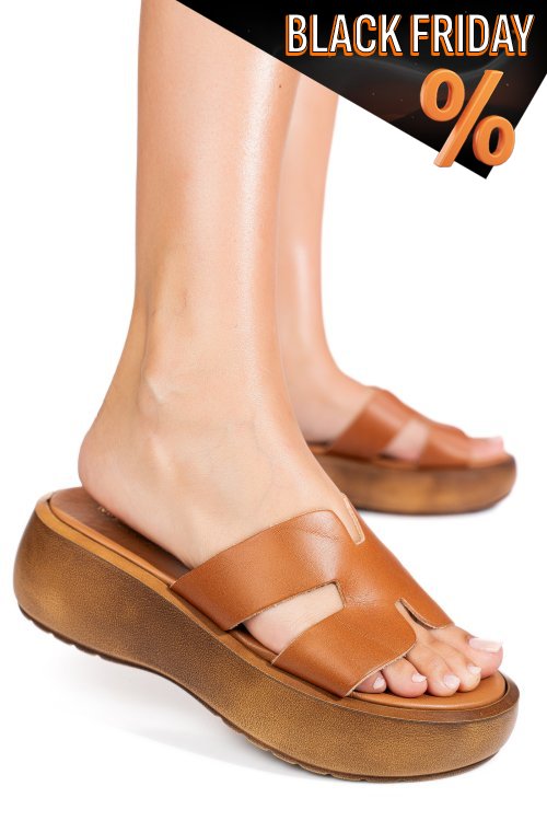 Barna természetes bőr szandál ms7harlia-501