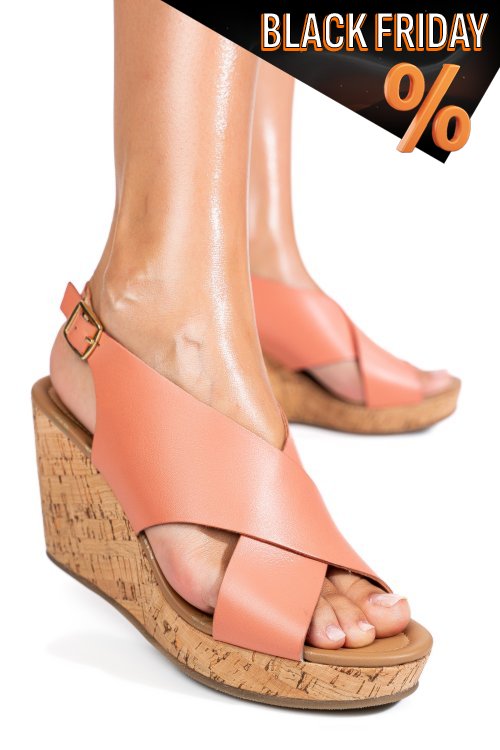 Rózsaszín természetes bőr szandál ts7hp01c29