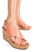Rózsaszín természetes bőr szandál ts7hp01c29