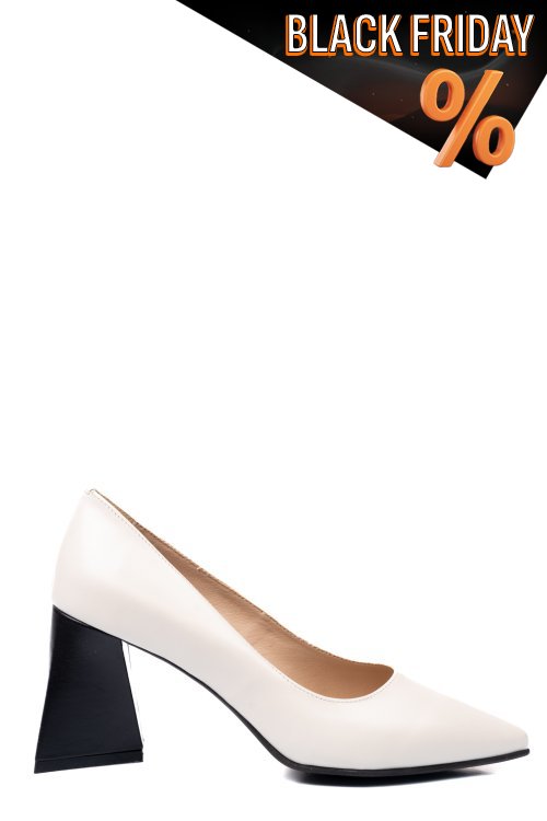 Bézs természetes bőr magassarkú cipők 5s7h725