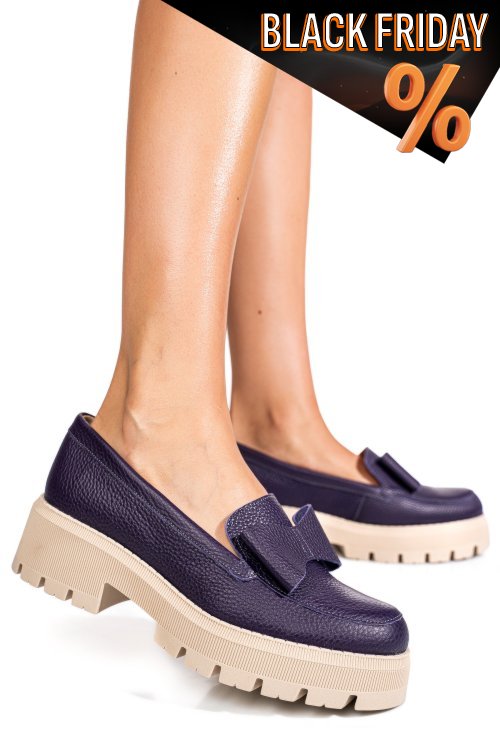 Mályva természetes bőr női lapos cipők 2s7h115