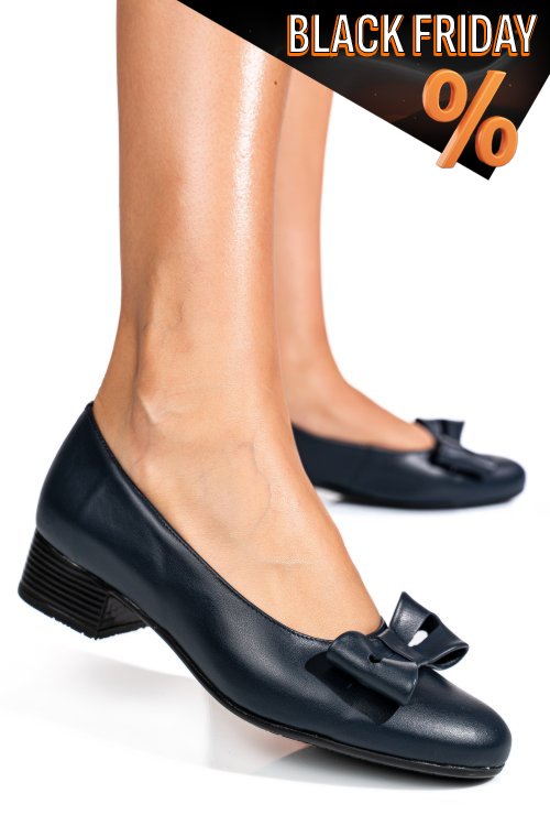 Kék természetes bőr magassarkú cipők 2s7h045-ii