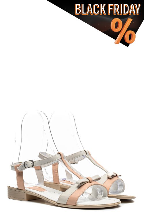 Rózsaszín természetes bőr szandál 5s7h16