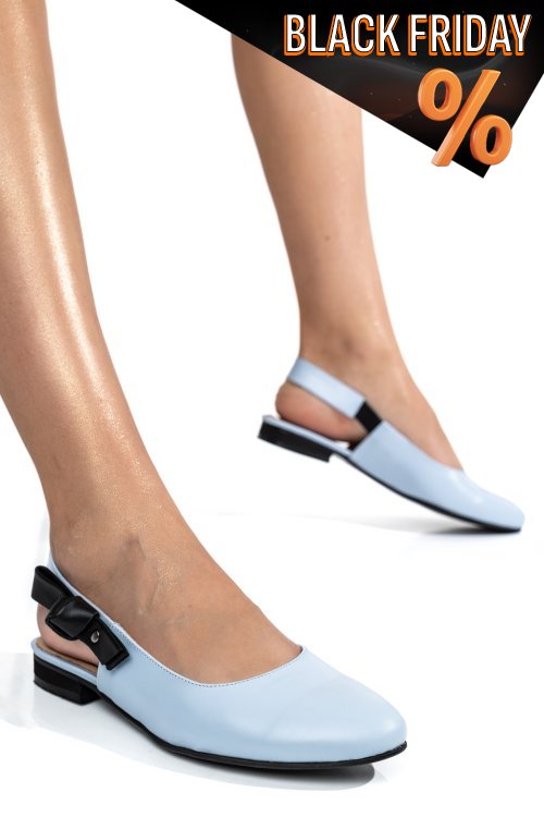 Kék természetes bőr szandál 6s7h00