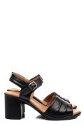 Fekete természetes bőr szandál 0s7h35