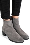 Szürke fordított bőr bokacsizma 3s7h871