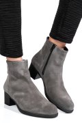Szürke fordított bőr bokacsizma 3s7h871