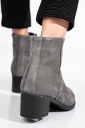 Szürke fordított bőr bokacsizma 3s7h871