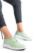 Zöld természetes bőr sport cipők 2s7h31688np