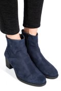 Kék fordított bőr bokacsizma 3s7h871