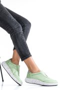 Zöld természetes bőr sport cipők 2s7h31688np