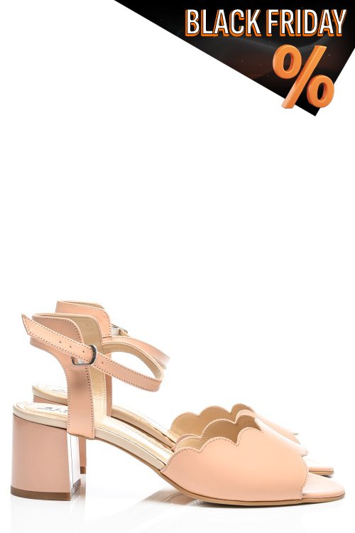 Rózsaszín természetes bőr szandál 1s7h582