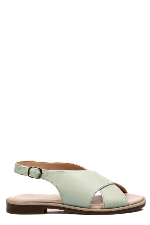 Zöld természetes bőr szandál 1s7h573802